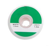 Fil de cuivre à dessouder de 1,5 m pour réparation de circuits imprimés - Absorbeur d'étain de précision pour électronique (1,5 mm)