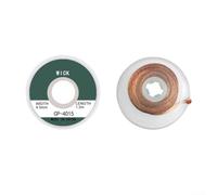 Fil de cuivre à dessouder de 1,5 m pour réparation de circuits imprimés - Absorbeur d'étain de précision pour électronique (4 mm)