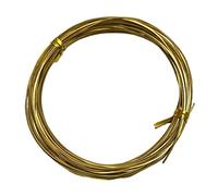 Fil de cuivre bricolage 0.6mm X0.6mm ligne de cuivre rectangulaire fil de cuivre plat dur/doux fil de laiton 7m Compatible With la décoration(0.6x0.6mmm hard wire)