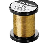 Fil de cuivre émaillé BLOCK CUL 500/1,00 Ø extérieur (sans vernis isolant): 1 mm 70 m 0.50 kg