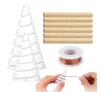 Fil de cuivre de Support pour - Fil de Mise en Forme Durable de 8,2 Pieds de Long, Outil de Cadre de Jardinage Pliable et résistant à la Rouille, système de Guidage de Tige et de Vigne Stable