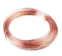 Fil de cuivre, diamètre 0,2-0,6 mm, longueur 10 m, fil de cuivre massif nu for l'artisanat, la bijouterie, l'électricité, l'industrie(0.4mm*10m)