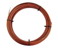 Fil de cuivre émaillé plat AIW220, 10 m, isolé en polyimide haute température 220 °C for enroulement de bobine de petit moteur (0,6-0,8 mm d'épaisseur, 1-4 mm de large)(Thickness 0.8mm,Width 3.0 mm)