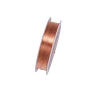 fil de cuivre, Fil de soudure en cuivre émaillé, bobine nu T2 conductrice 10 mètres(0.2mm)