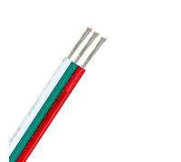 fil de cuivre flexible, Câble électrique en cuivre étamé à 3 broches 18/20/22 AWG, 5 à 100 mètres(22awg,5Meter)