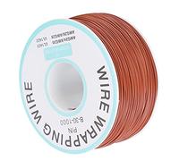 Fil de cuivre, ligne de connexion électronique de fil de soudure de résistance à hautes températures pour des écrans d'affichage à cristaux liquides pour des cahiers de soudure pour des(brun)