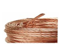 Fil de cuivre nu - 25 mm² - pour circuit de mise à la terre - 25 m BRICOZOR