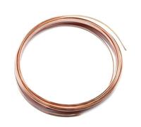 YXYFA Fil de cuivre Nu de 5 m, diamètre 1,3-2,5 mm, Calibre 10-16 T2, Bobine de cuivre, conductivité électrique, Fil de cuivre for Le Jardinage(1.7mm)