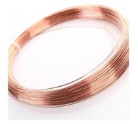 Fil de cuivre pour l'enroulement des fils, Fil de cuivre massif nu pur 1,1/1,2/1,3/1,4 mm diamètre, longueur 5 m, for l'artisanat, la bijouterie, l'électricité et l'industrie(1.2mm*5m)