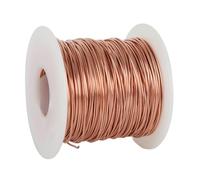 Fil de Cuivre pur, diamètre 0,5/0,8/1/1,5/2/2,5/3 mm, fil de cuivre T2 nu, 500g pour le jardinage, câble en cuivre pur pour l'ingénierie électrique et l'artisanat 1mm-71m)
