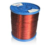 Fil de cuivre résistant aux hautes températures - Fil de cuivre rond émaillé enduit de polyesterimide, diamètre de 0,1 mm à 3,0 mm(D1.2mm-1KG)