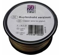 Fil de cuivre TRU COMPONENTS 1515008//100 1562135 Ø extérieur (sans vernis isolant): 0.80 mm 100 m