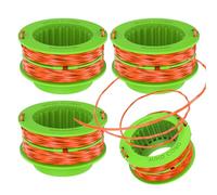 Fil de Débroussailleuse | 4 Pièces Fournitures pour Tondeuse à Gazon,Corde Torsadée Coupe-Bordure,pour Jardiniers Gardiens Terrains Jardins Parcs Clôtures Plates-Bandes Allées