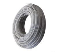 Fil de débroussailleuse à noyau en acier robuste de 2 mm pour la coupe de l'herbe - Mélange de nylon durable pour tondeuses à gazon 5 m (15 m)
