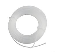 Fil de débroussailleuse en nylon pour débroussailleuse et coupe de surcroissance Blanc 1,6 mm x 20 m
