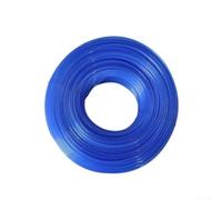 Fil de débroussailleuse en nylon robuste pour débroussailleuse avec 1,6 mm, 2 mm, 2,4 mm, bobine de rechange bleue de 30 m de long pour tondeuse à gazon d'extérieur (2 mm)