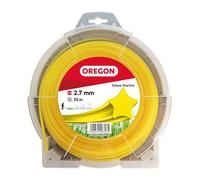 Fil de débroussailleuse Oregon Jaune Étoile 2.7mm, Coupe herbes hautes, mauvaises herbes, végétation dense, Fil nylon haute résistance, compatible avec modèles standards, 2.7mm x 92m (69-432-Y)