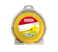 Fil de débroussailleuse Oregon Jaune Étoile 3mm, Coupe herbes hautes, mauvaises herbes, végétation dense, Fil nylon haute résistance, compatible avec modèles standards, 3.0mm x 71m (69-460-Y)