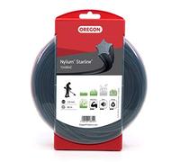 Fil de débroussailleuse Oregon Nylon Étoile 3mm, Coupe herbes hautes, mauvaises herbes, végétation dense, Fil nylon haute résistance, compatible avec modèles standards, 3.0mm x 60m (104884E)