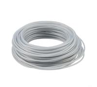 Fil de débroussailleuse robuste en nylon de 2,4 mm et 3 mm avec noyau en acier pour couper l'herbe en plein air, corde de tonte résistante à l'usure, compatible avec la plupart des débroussailleuses