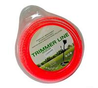 Fil de débroussailleuse rond en nylon 2 4 mm de diamètre 49 m de long pour un entretien efficace de la pelouse et l'aménagement paysager