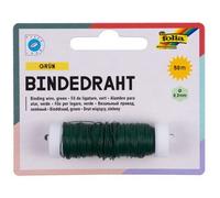 Fil de fer, 0,3 mm x 50 m, en fer, vert