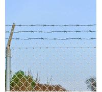 Fil de fer barbelé - vidaXL - Vert - 100 m - Résistant aux intempéries