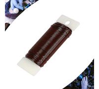 Fil de Fer Brun Fin Fleuriste pour Art Floral,Fil de Métallique Souple Loisir Creatif Bracelet Perle,pour Jardinage DIY Bijoux Décoration de Noël Tissage et Emballage Fabrication Bouquet