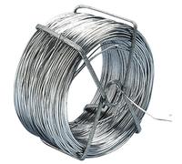 Provence Outillage - Fil de Fer galvanisé 50 Mètres - Fer - 0.9 mm - Silver - Clôtures - Accessoires pour clôtures