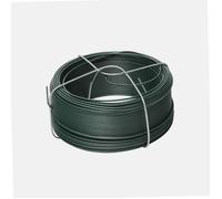 WERKA Pro, Fil de Fer Plastifié Vert avec Support, Résistant à la Rouille, Idéal pour Jardinage et Bricolage, 50m, Conception pour Une durée prolongée, Ø 1 x 1,4 mm