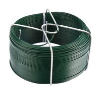 Fil De Fer Plastifié Vert Avec Support 50m Werka Pro