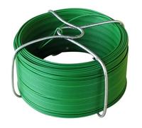 Fil de fer plastifié vert n°5 Ø 1 mm x 50 m - OUTIFRANCE - Fil de fer plastifié vert n°5 Ø 1 mm x 50 m