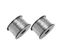 Fil de fer pour acier d'armature Lot de 1/2/3 fils d'attache en acier de 0,8 mm, 110 m de long, adaptés aux machines de liage automatique(A2)