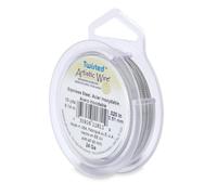 Fil de fer rond torsad en acier inoxydable Artistic Wire calibre 24 (0,51 mm) 9,14 m