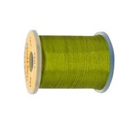 Fil de fixation à la mouche 70 deniers en polyester haute résistance pour la fabrication de leurres de pêche à la mouche et outils de bricolage (1 bobine) - Vert foncé