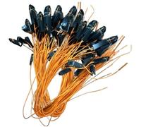 Fil de fusible d'allumage électrique avec pinces à ressort - Cordon en tungstène d'activation à distance pour feux 'artifice et effets spéciaux, jeu de fusibles 100 pièces, 50 cm