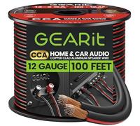 Fil de Haut-Parleur de Calibre 12 AWG, GearIT Pro Series 12 AWG 12AWG 30,5 m (Noir).