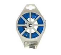 Fil de Jardin avec Coupeur Intégré,30m/98.42pi Liens pour Plantes Lourds pour Tomates et Lianes,Attaches de Jardinage Réutilisables et Flexibles pour le Soutien de(Size:98.42ft/30m,Color:bleu)