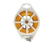 Fil de Jardin avec Coupeur Intégré,30m/98.42pi Liens pour Plantes Lourds pour Tomates et Lianes,Attaches de Jardinage Réutilisables et Flexibles pour le Soutien de(Size:98.42ft/30m,Color:orange)