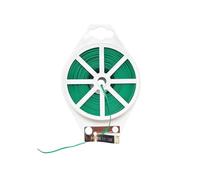 Fil de Jardin Vert Renforcé avec Dispenseur Coupeur | Attaches Végétales Professionnelles pour Tomates, plantes Grimpantes et Rosiers | Liens Souples et Réutilisables pour(Size:98.42ft/30m,Color:vert)