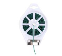 Fil de Jardin Vert Renforcé avec Dispenseur Coupeur Attaches Végétales Professionnelles pour Tomates,plantes Grimpantes et Rosiers Liens Souples et Réutilisables pour Arb(Size:164.04ft/50m,Color:vert)
