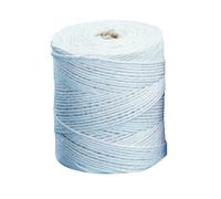 Rayher Bobine de fil de jute 120 m – 6 filetages – en plastique blanc 6 mm