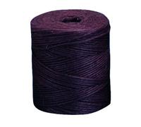 Fil De Jute 6 Plis Ø 6mm Brun Foncé Bobine 35m