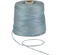 Fil de jute bleu clair, 500 m, 2 mm, 1 kg, fil de jute pour le crochet, le macramé, le jardinage