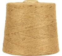 Fil de jute or clair, 500 m, 2 mm, 1 kg, fil de jute pour le crochet, macramé, jardinage