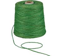 Fil de jute vert, 500 m, 2 mm, 1 kg, fil de jute pour crochet, macramé, jardinage