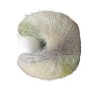 Fil De Laine - 2 X 100 G De Fils Crochet Dégradé Acrylique, À Poils Longs De 15 Cm, Idéal Pour Les Débutants | Fils D'artisanat Pour Broderie, Courtepointe, Écharpe, Projets De Bricolage, Réparat