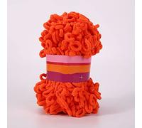 Fil de laine à boucle bouffante, 5 boules, corde tressée à la main, tricot, velours épais, fil arc-en-ciel, accessoire de crochet(Light Grey)