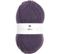 Fil de laine à tricoter Creative Soft Wool Aran - 100GR - Rico Design(...) - 031 Violet Prune 031 Violet Prune G