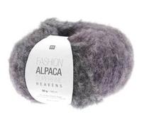 Rico Design Fil de Laine à Tricoter Fashion Alpaca Superfine Heavens Color : 02 Violet Forest